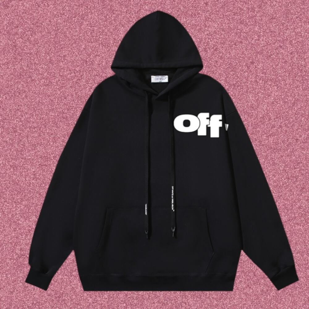 Off-White Black Men's Hoodie
